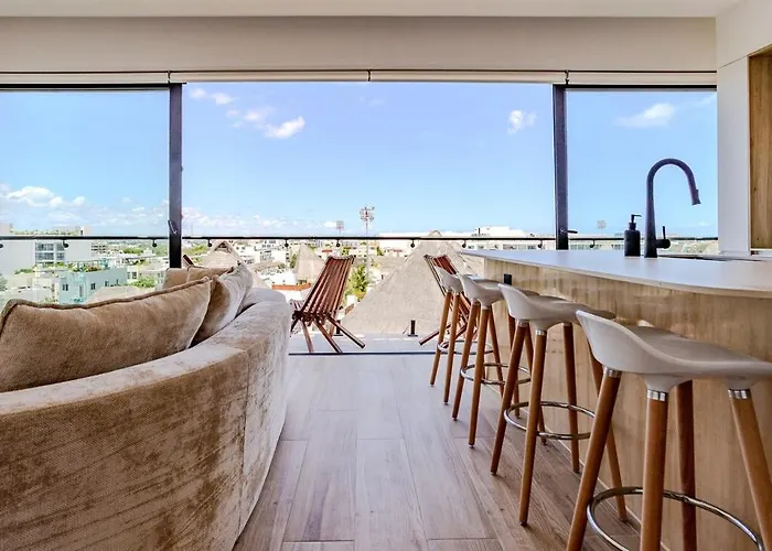 2br Penthouse Private Rooftop Pool Near 5th Ave Apartment Playa del Carmen