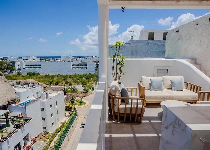Apartment 2br Penthouse Private Rooftop Pool Near 5th Ave Playa del Carmen